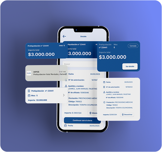 Funcionalidades de la aplicación